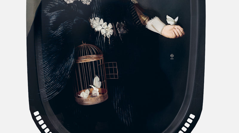 Ibride Galerie De Portraits Oval Tray - Marten