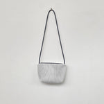 InZu Mouse White Mesh Crossbody Bag