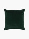 L and M Home Etro Forest Green Velvet and Linen Cushion