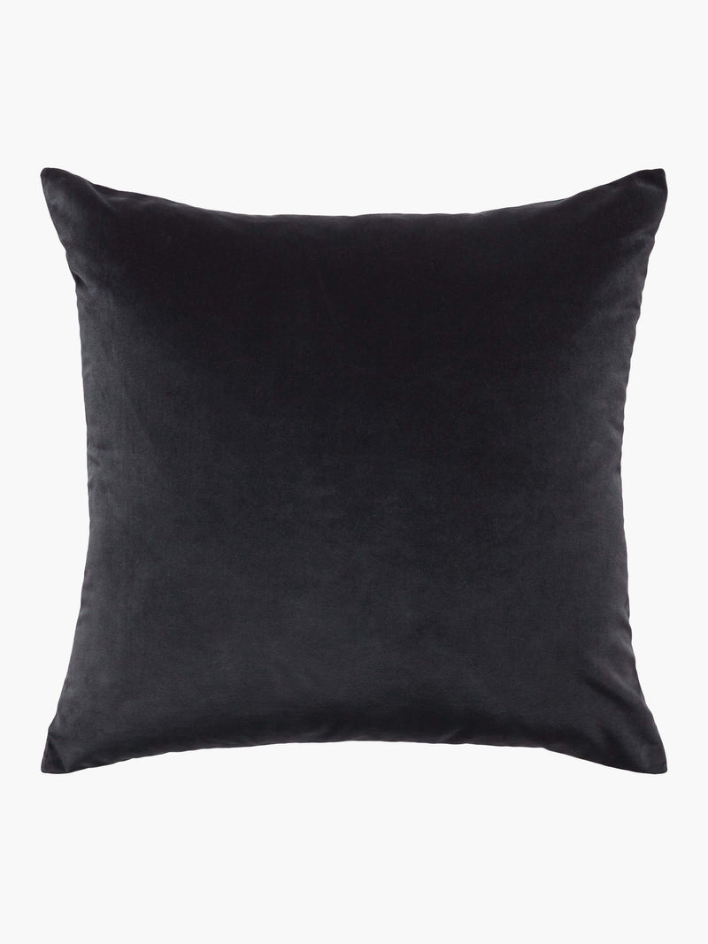 L and M Home Etro Graphite Velvet and Linen Cushion