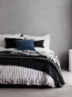 L and M Home Cashmere Copenhagen Charcoal Throw