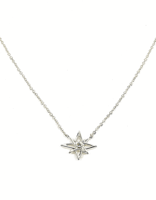 Love From Venus Sacred Symbols STAR OF VENUS CHOKER NECKLACE – 925 SILVER - Love From Venus - Jewellery - Paloma + Co Adelaide Boutique