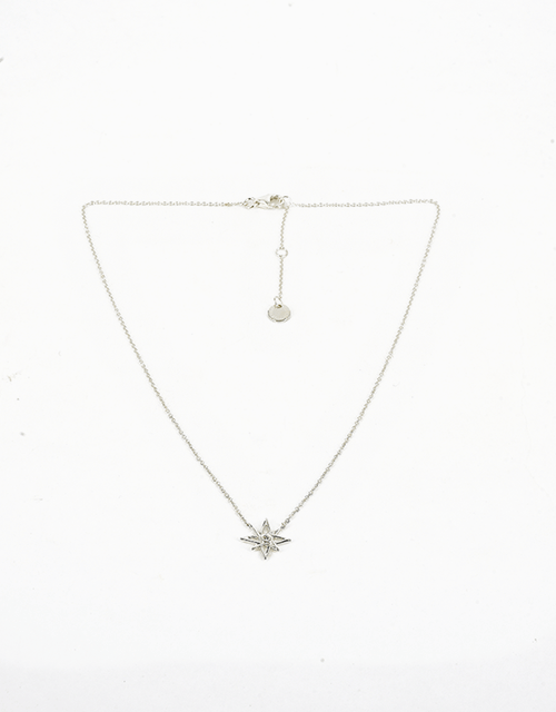 Love From Venus Sacred Symbols STAR OF VENUS CHOKER NECKLACE – 925 SILVER - Love From Venus - Jewellery - Paloma + Co Adelaide Boutique