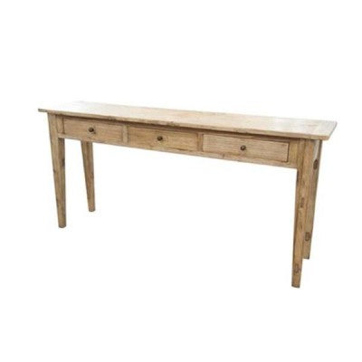 Elm Console Table 3 drawer.
