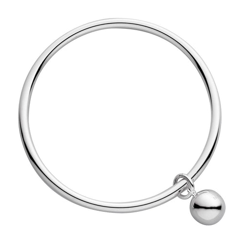 Najo Shayla Bangle Silver with Ball - NAJO - Jewellery - Paloma + Co Adelaide Boutique