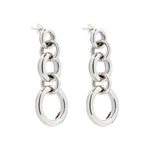 Najo Bolder Drop Silver Earring