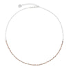 Najo Rosy Gold Pretty Pebble Necklace