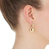 NAJO Shayla Earring Sterling Silver and Yellow Gold