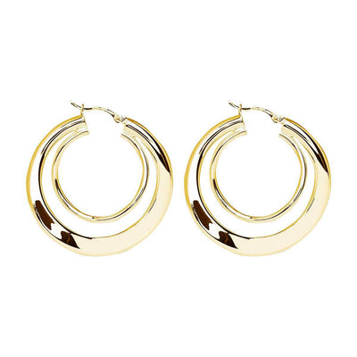 Najo Earring Strudel Yellow Gold Hoop
