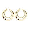 A Najo Earring Strudel Yellow Gold Hoop