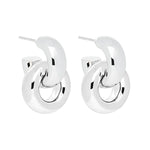 A Najo Tumble Silver Earring