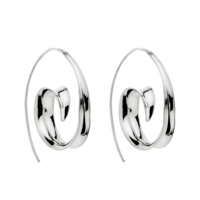 Najo Ravishing Ringlets Silver Earring