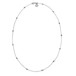 Najo Like A Breeze Silver Necklace 45cm