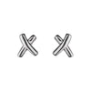 Najo Kiss Stud Silver Earring