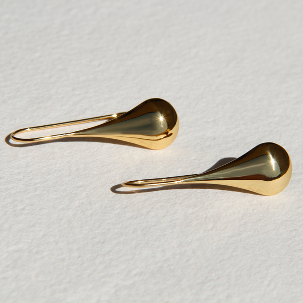 Najo Weeping Woman Yellow Gold Earrings