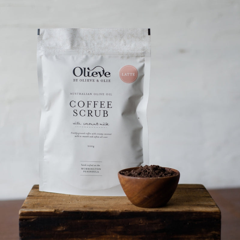 Olieve and Olie Latte Coffee Scrub