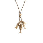 Pesci Che Volano Catch Of The Day Bronze Pendant