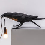 Seletti Bird Lamp Playing Black