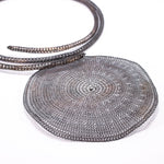 Seriously Designed Crocheted Choker Necklace Silver