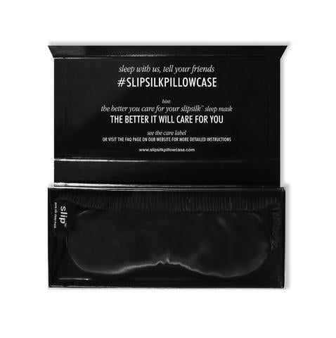 Slip Pure Silk Eye Mask Black - Slip - Gifts - Paloma + Co Adelaide Boutique