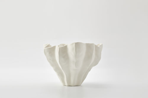 A The Foundry House Flute Bowl Ivory