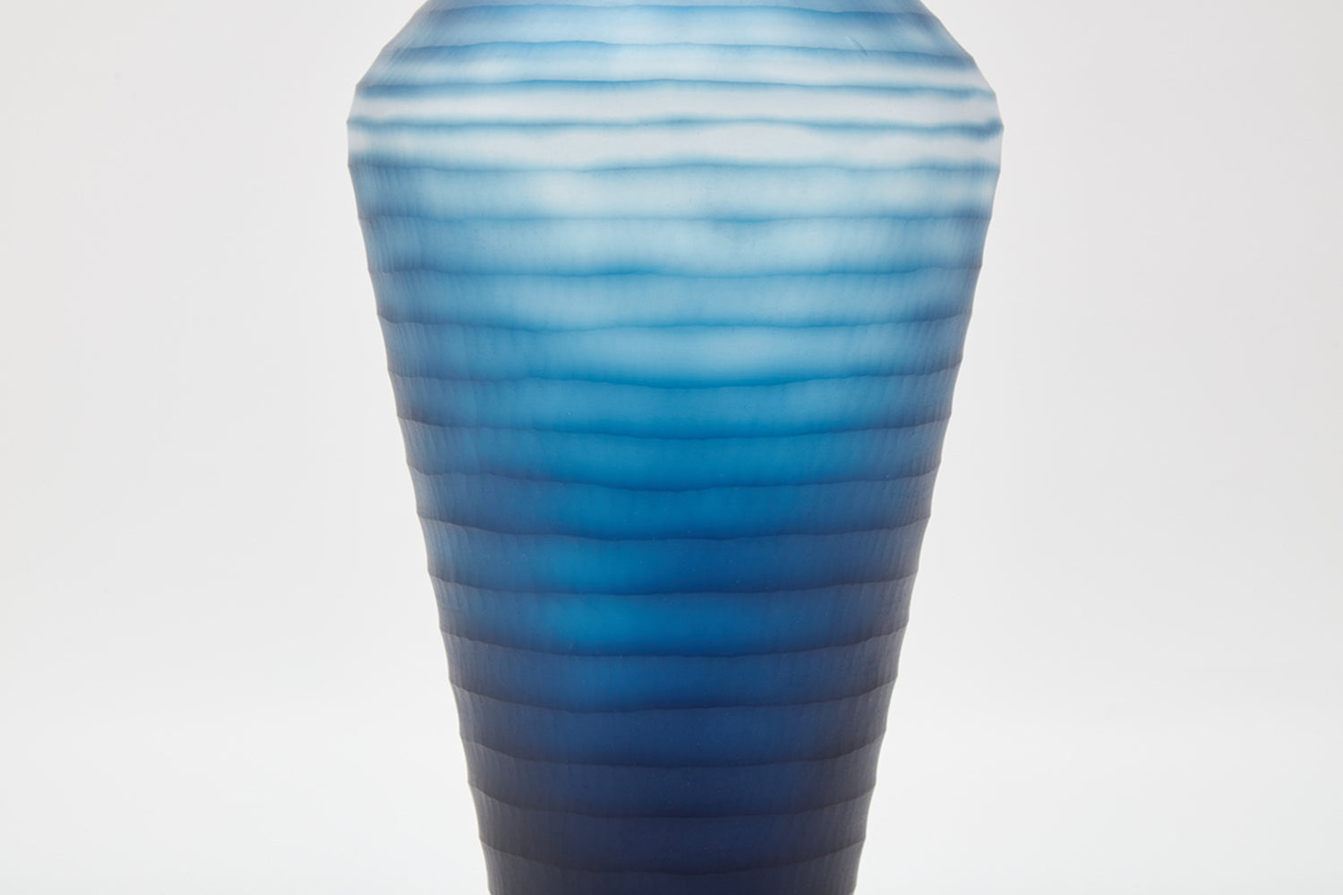 The Foundry House Tromba Vase Large Indigo