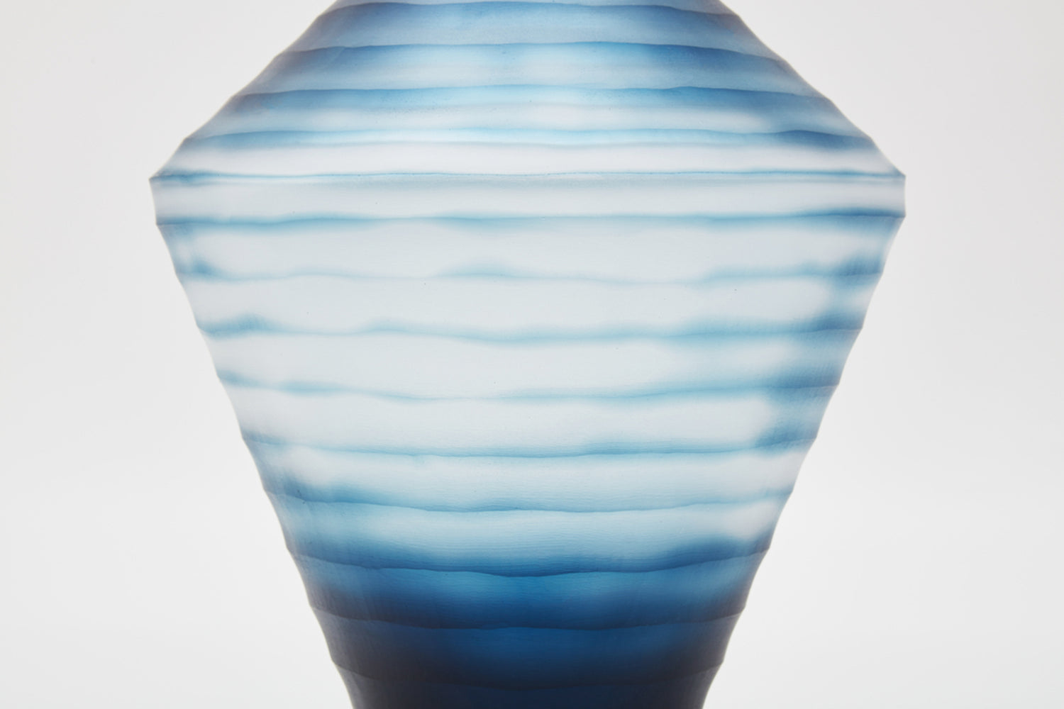 The Foundry House Tromba Vase Large Indigo