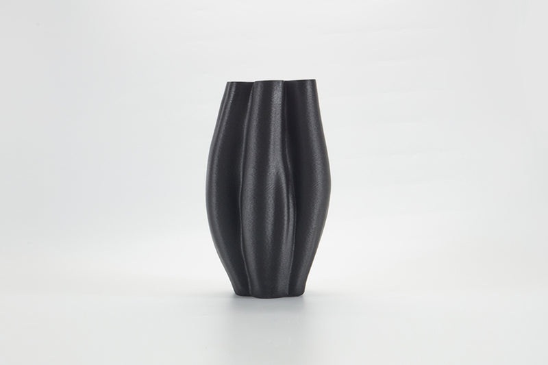 A The Foundry House La Mer Vase Ebony