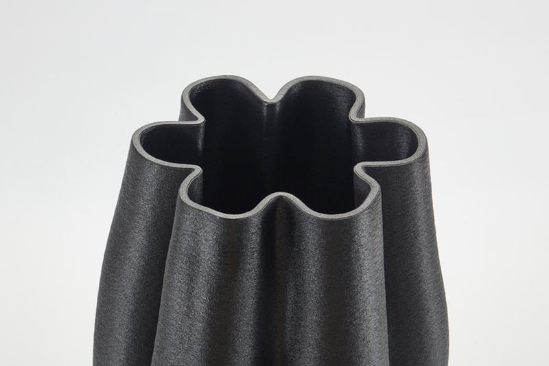 A The Foundry House La Mer Vase Ebony