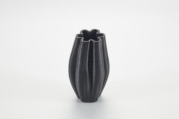 The Foundry House La Mer Vase Ebony