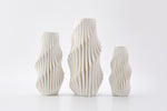 A The Foundry House Plume Vase Ivory