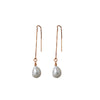 A Von Treskow Baroque Pearl Chain Earring