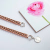 Von Treskow Rose Gold Plated Big Mama Bracelet with sterling silver bolt & silver florin coin - Von Treskow - Jewellery - Paloma + Co Adelaide Boutique