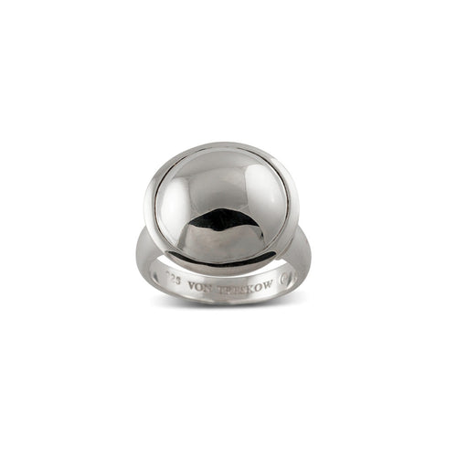 Von Treskow SMALL SILVER DOME RING - Von Treskow - Jewellery - Paloma + Co Adelaide Boutique