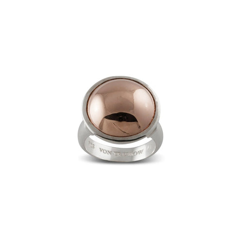 Von Treskow SILVER & ROSE GOLD DOME RING - Von Treskow - Jewellery - Paloma + Co Adelaide Boutique