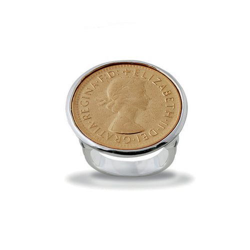 Von Treskow YELLOW GOLD SHILLING COIN RING - Von Treskow - Jewellery - Paloma + Co Adelaide Boutique