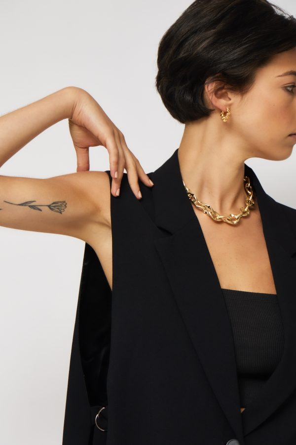 Zahar Valentina Gold Chunky Necklace